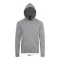 Uniszex cipzáras kapucnis pulóver, SOL'S SO01714, Grey Melange-XL