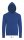 Uniszex cipzáras kapucnis pulóver, SOL'S SO01714, Royal Blue-S
