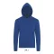 Uniszex cipzáras kapucnis pulóver, SOL'S SO01714, Royal Blue-S