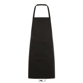   Uniszex GRAMERCY hosszú kötény első zsebbel, SOL'S SO01744, Black-U