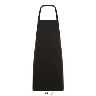   Uniszex GRAMERCY hosszú kötény első zsebbel, SOL'S SO01744, Black-U