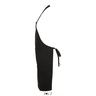   Uniszex GRAMERCY hosszú kötény első zsebbel, SOL'S SO01744, Black-U