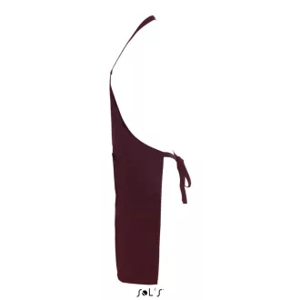   Uniszex GRAMERCY hosszú kötény első zsebbel, SOL'S SO01744, Burgundy-U