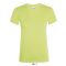 Női REGENT kereknyakú rövid ujjú pamut póló, SOL'S SO01825, Apple Green-M