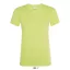 Női REGENT kereknyakú rövid ujjú pamut póló, SOL'S SO01825, Apple Green-XL