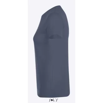  Női REGENT kereknyakú rövid ujjú pamut póló, SOL'S SO01825, Denim-S