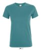 Női REGENT kereknyakú rövid ujjú pamut póló, SOL'S SO01825, Duck Blue-2XL