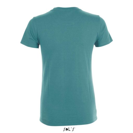 Női REGENT kereknyakú rövid ujjú pamut póló, SOL'S SO01825, Duck Blue-2XL