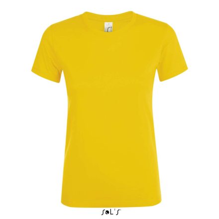 Női REGENT kereknyakú rövid ujjú pamut póló, SOL'S SO01825, Gold-XL