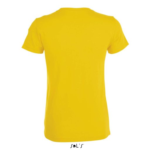 Női REGENT kereknyakú rövid ujjú pamut póló, SOL'S SO01825, Gold-XL