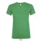 Női REGENT kereknyakú rövid ujjú pamut póló, SOL'S SO01825, Kelly Green-XL