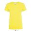 Női REGENT kereknyakú rövid ujjú pamut póló, SOL'S SO01825, Lemon-XL