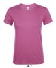 Női REGENT kereknyakú rövid ujjú pamut póló, SOL'S SO01825, Orchid Pink-S