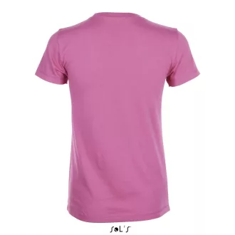   Női REGENT kereknyakú rövid ujjú pamut póló, SOL'S SO01825, Orchid Pink-S