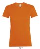 Női REGENT kereknyakú rövid ujjú pamut póló, SOL'S SO01825, Orange-S