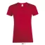Női REGENT kereknyakú rövid ujjú pamut póló, SOL'S SO01825, Red-2XL