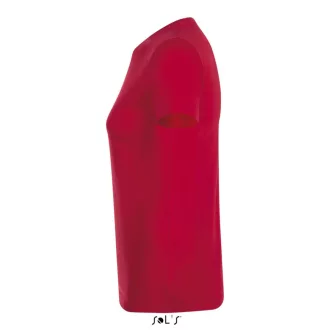   Női REGENT kereknyakú rövid ujjú pamut póló, SOL'S SO01825, Red-S