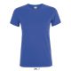 Női REGENT kereknyakú rövid ujjú pamut póló, SOL'S SO01825, Royal Blue-3XL