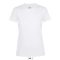 Női REGENT kereknyakú rövid ujjú pamut póló, SOL'S SO01825, White-2XL