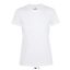Női REGENT kereknyakú rövid ujjú pamut póló, SOL'S SO01825, White-2XL
