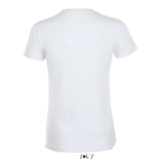 Női REGENT kereknyakú rövid ujjú pamut póló, SOL'S SO01825, White-2XL