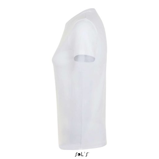 Női REGENT kereknyakú rövid ujjú pamut póló, SOL'S SO01825, White-M