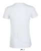 Női REGENT kereknyakú rövid ujjú pamut póló, SOL'S SO01825, White-S