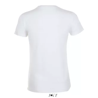   Női REGENT kereknyakú rövid ujjú pamut póló, SOL'S SO01825, White-S