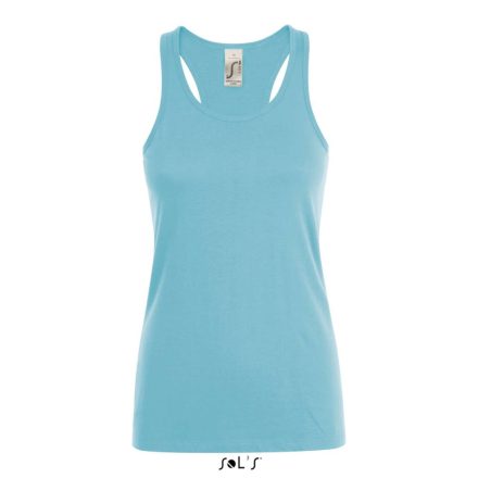 Női JUSTIN sporthátú trikó , SOL'S SO01826, Atoll Blue-2XL