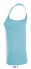 Női JUSTIN sporthátú trikó , SOL'S SO01826, Atoll Blue-XL