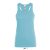 Női JUSTIN sporthátú trikó , SOL'S SO01826, Atoll Blue-XS