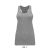 Női JUSTIN sporthátú trikó , SOL'S SO01826, Grey Melange-2XL