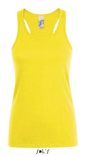 Női JUSTIN sporthátú trikó , SOL'S SO01826, Lemon-2XL