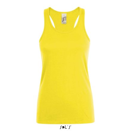 Női JUSTIN sporthátú trikó , SOL'S SO01826, Lemon-M