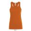 Női JUSTIN sporthátú trikó , SOL'S SO01826, Orange-XS
