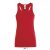 Női JUSTIN sporthátú trikó , SOL'S SO01826, Red-L