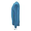 Férfi hosszú ujjú sport póló, SOL'S SO02071, Aqua-M