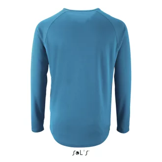   Férfi hosszú ujjú sport póló, SOL'S SO02071, Aqua-S