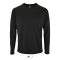 Férfi hosszú ujjú sport póló, SOL'S SO02071, Black-3XL
