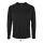 Férfi hosszú ujjú sport póló, SOL'S SO02071, Black-M