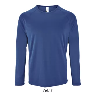   Férfi hosszú ujjú sport póló, SOL'S SO02071, Royal Blue-XL