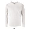 Férfi hosszú ujjú sport póló, SOL'S SO02071, White-S