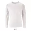 Férfi hosszú ujjú sport póló, SOL'S SO02071, White-S