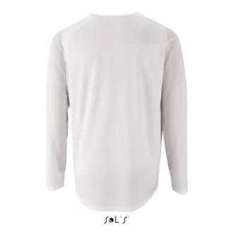   Férfi hosszú ujjú sport póló, SOL'S SO02071, White-S