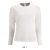 Női hosszú ujjú sport póló, SOL'S SO02072, White-L