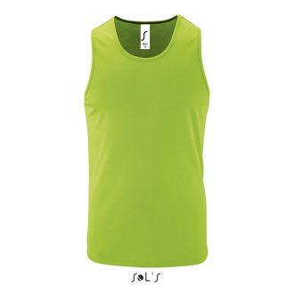   Férfi ujjatlan sport trikó, SOL'S SO02073, Neon Green-S