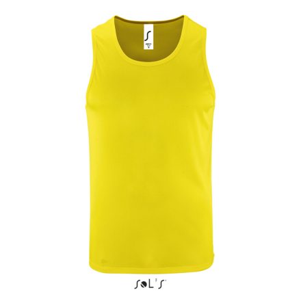 Férfi ujjatlan sport trikó, SOL'S SO02073, Neon Yellow-2XL