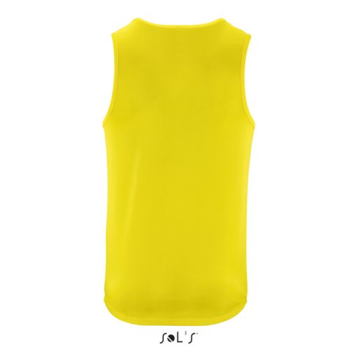 Férfi ujjatlan sport trikó, SOL'S SO02073, Neon Yellow-2XL