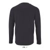 Férfi IMPERIAL hosszú ujjú környakas pamut póló, SOL'S SO02074, Mouse Grey-S