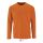 Férfi IMPERIAL hosszú ujjú környakas pamut póló, SOL'S SO02074, Orange-M